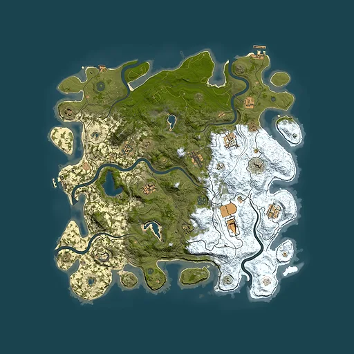 Rust map seed 1597360290, 4500x4500m top-down preview