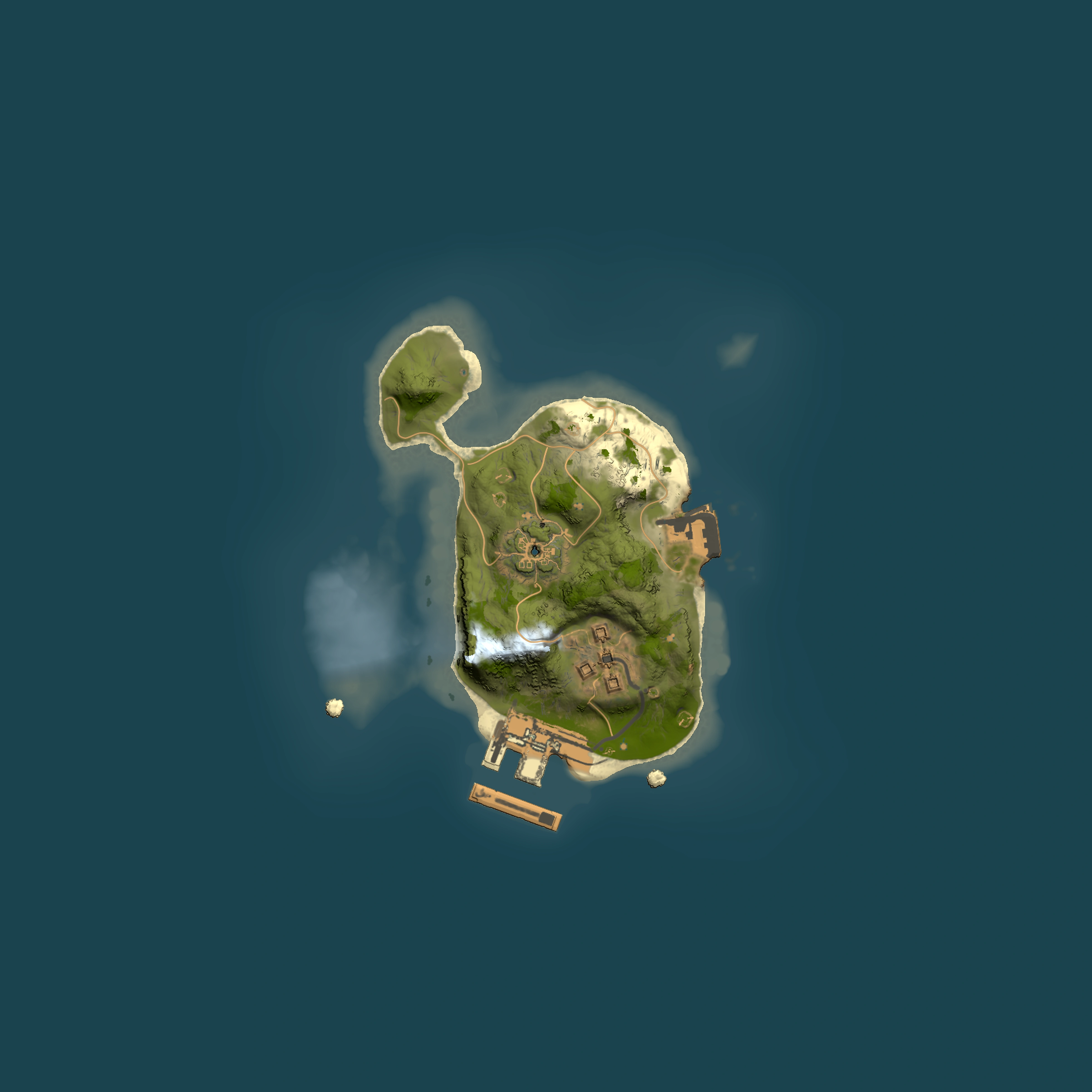 Full top-down render of Rust map seed 1712542526, 1500x1500m