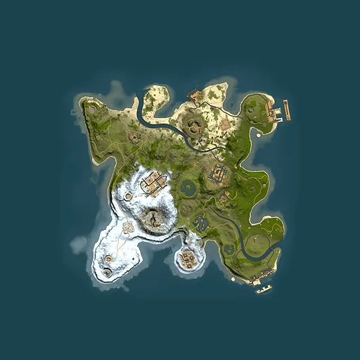 Rust map seed 1998247886, 2500x2500m top-down preview