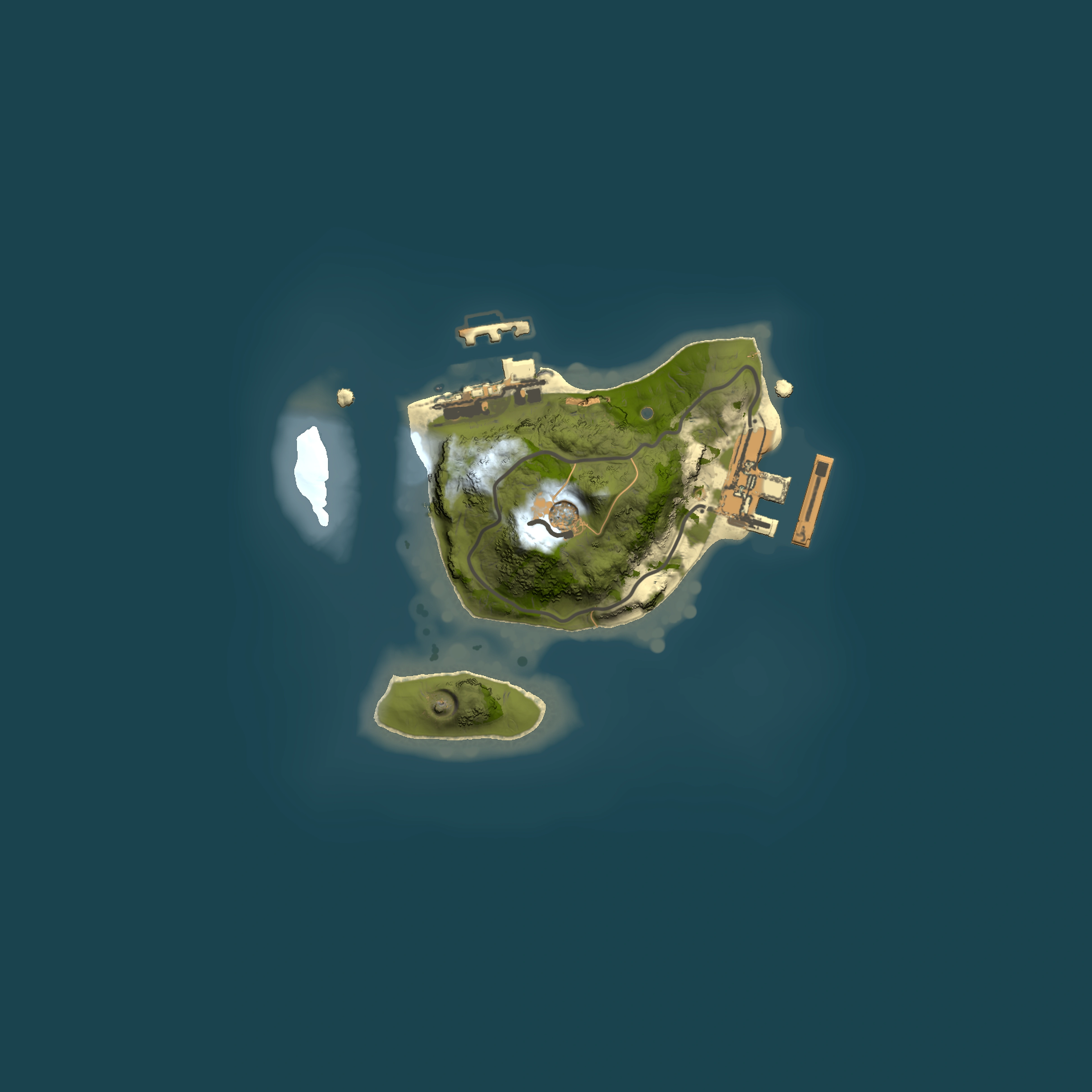 Full top-down render of Rust map seed 200840130, 1500x1500m