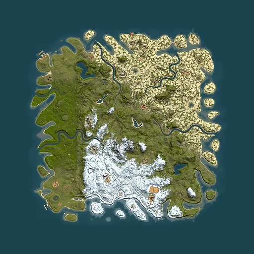 Rust map seed 1124241941, 6000x6000m top-down preview
