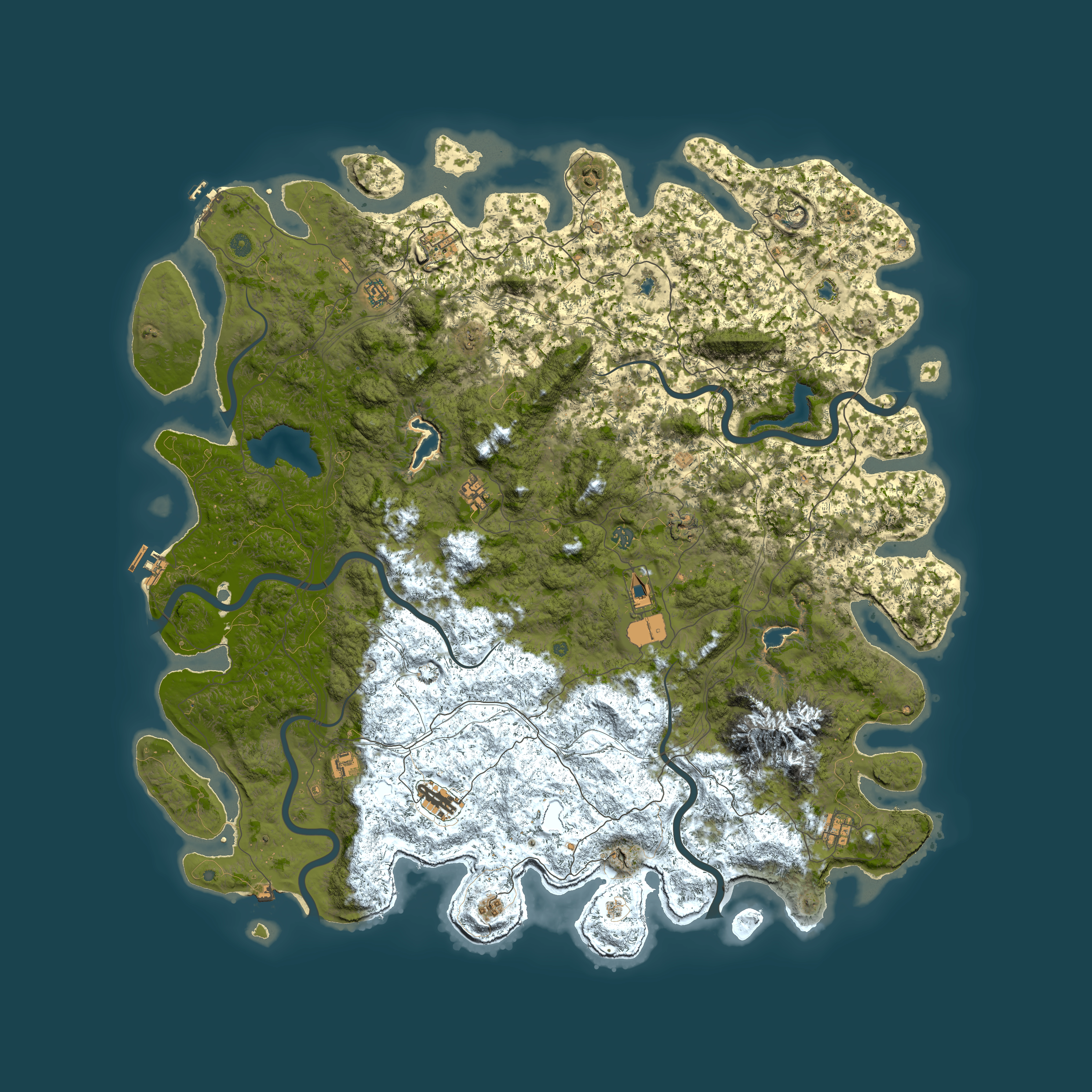 Full top-down render of Rust map seed 78946292, 6000x6000m