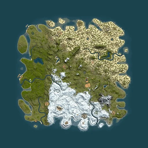 Rust map seed 78946292, 6000x6000m top-down preview