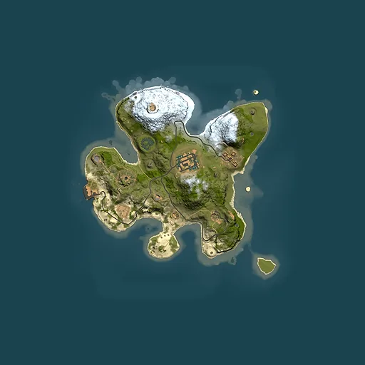 Rust map seed 537320832, 2000x2000m top-down preview