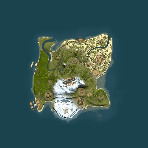 Rust map seed 1186485453, 2500x2500m top-down preview