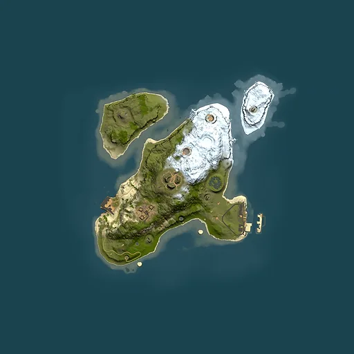 Rust map seed 640110806, 2000x2000m top-down preview