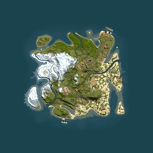 Rust map seed 1576866880, 3000x3000m top-down preview