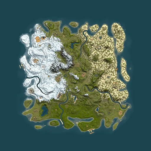 Rust map seed 557917563, 5500x5500m top-down preview
