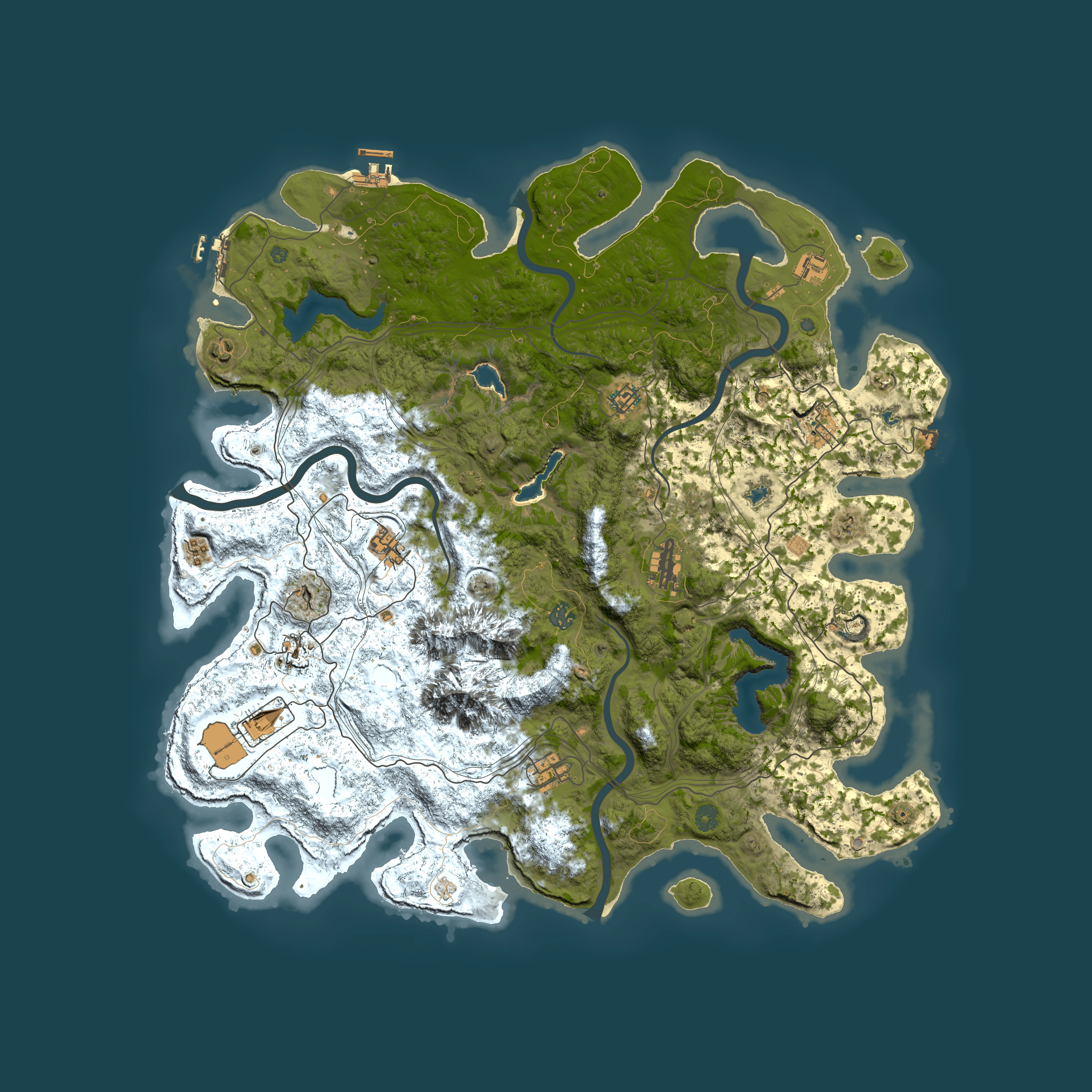 Full top-down render of Rust map seed 793140926, 5000x5000m