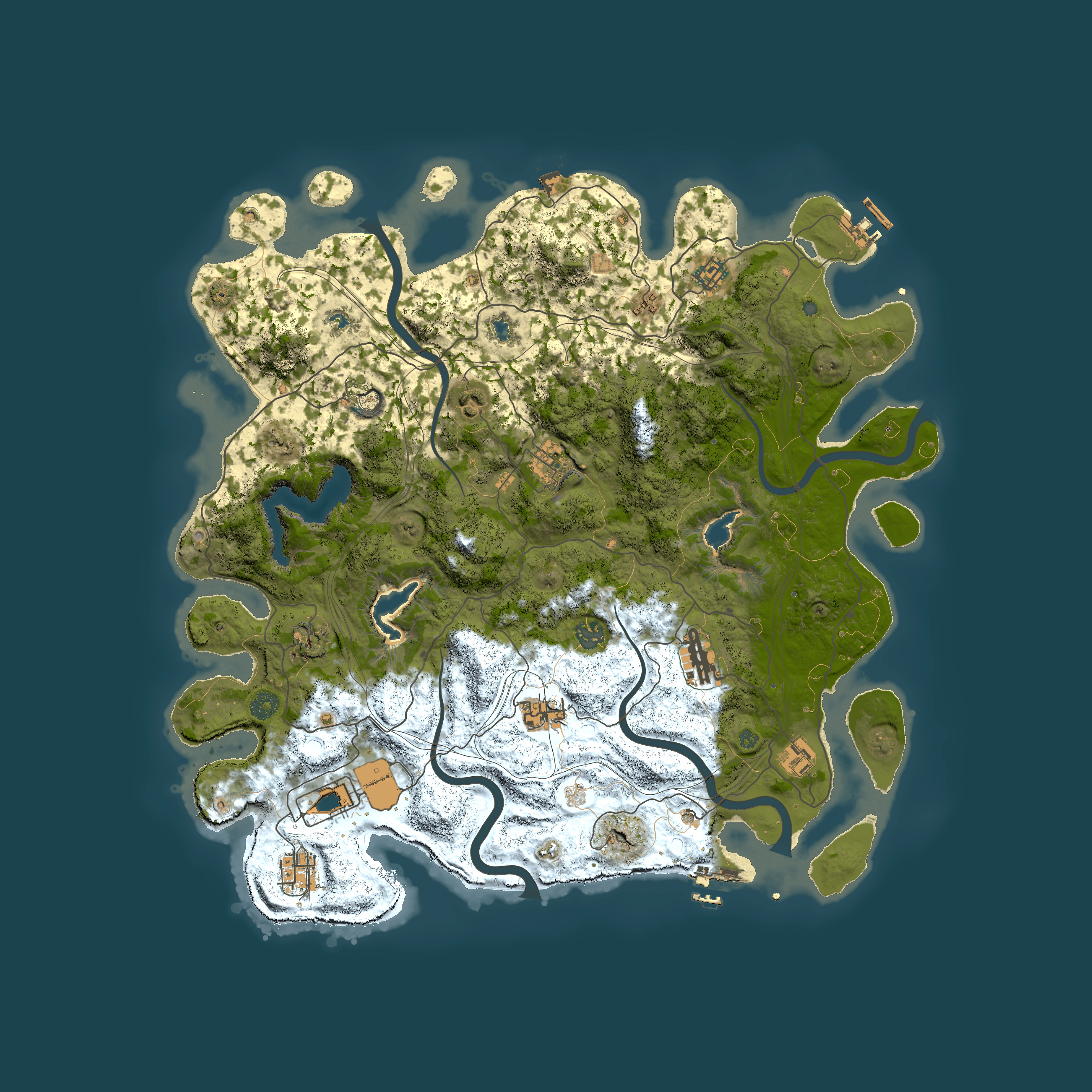 Full top-down render of Rust map seed 84774352, 4500x4500m