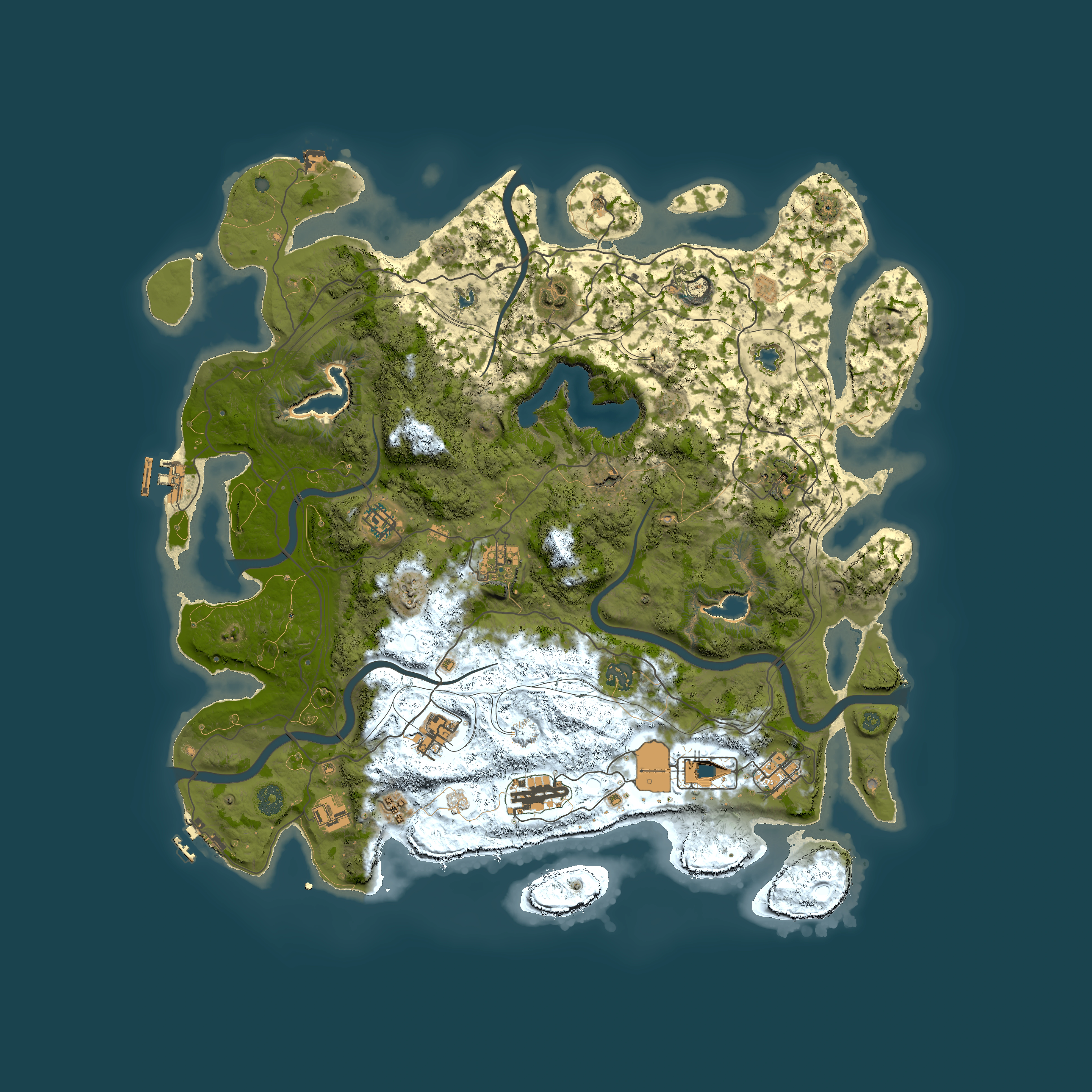 Full top-down render of Rust map seed 620985139, 4500x4500m