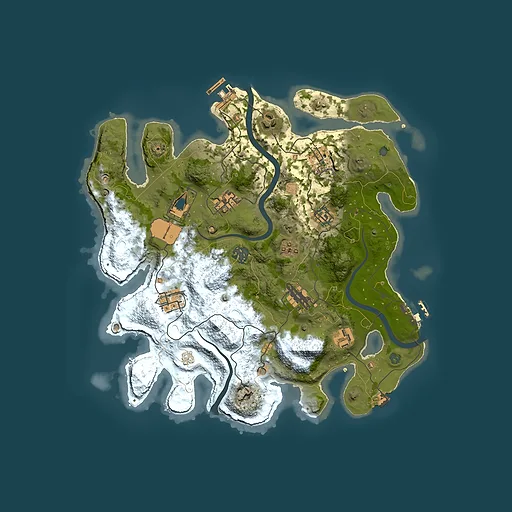 Rust map seed 1200257248, 3500x3500m top-down preview