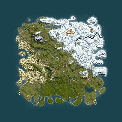 Rust map seed 1568264755, 5500x5500m top-down preview