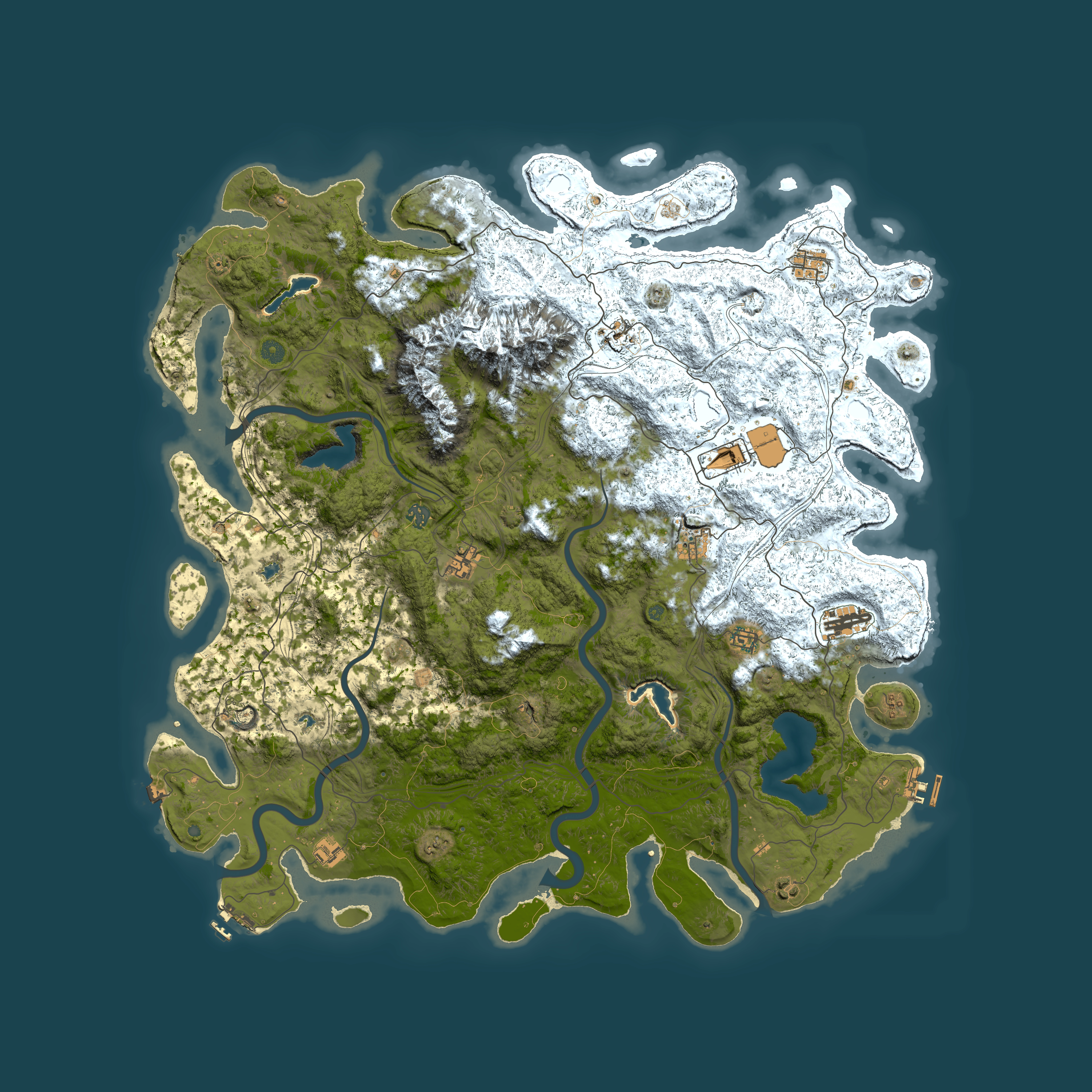 Full top-down render of Rust map seed 1169557496, 5500x5500m