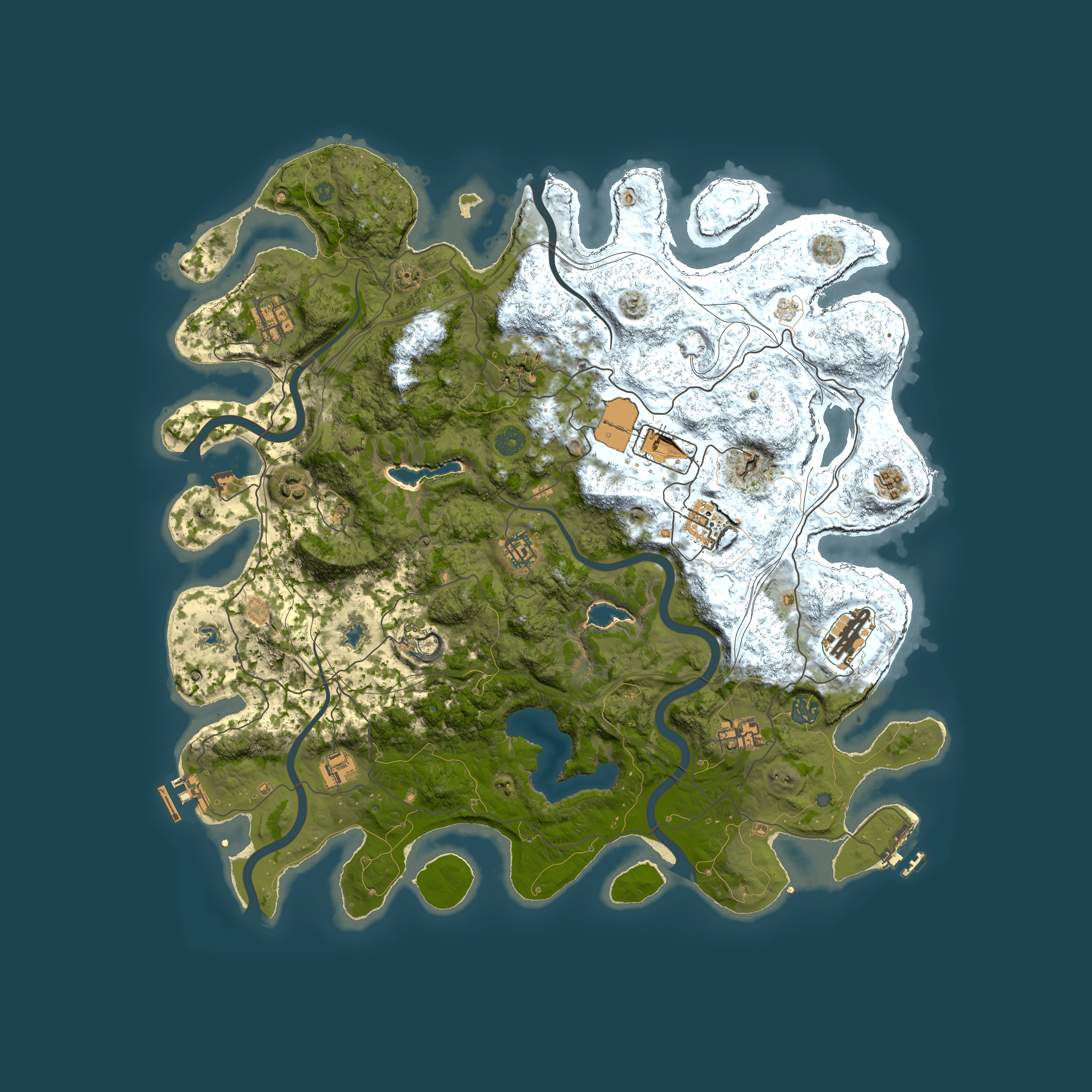 Full top-down render of Rust map seed 1183693335, 4500x4500m