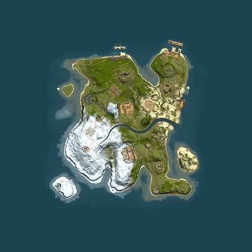 Rust map seed 1913153649, 2500x2500m top-down preview