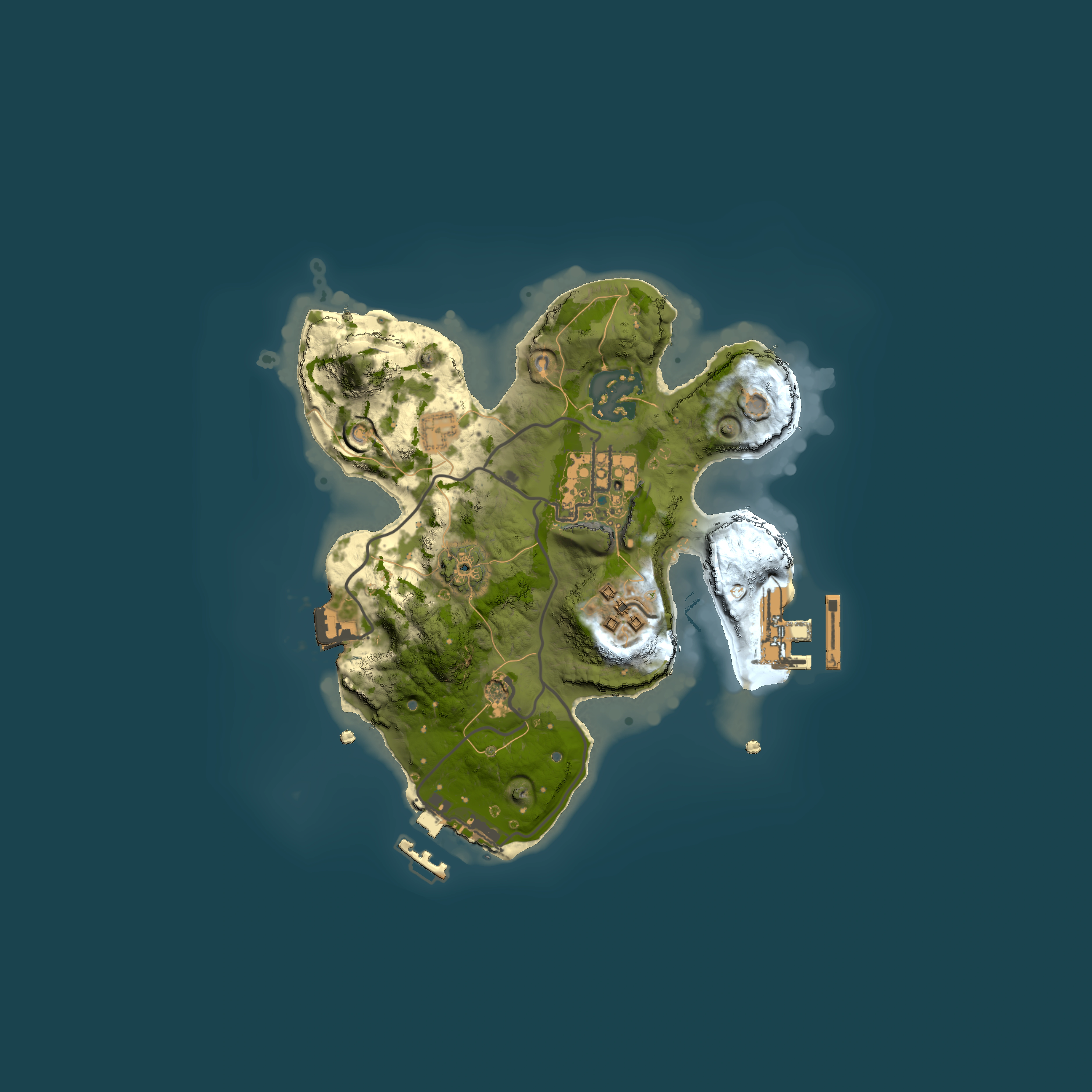 Full top-down render of Rust map seed 775482560, 2000x2000m