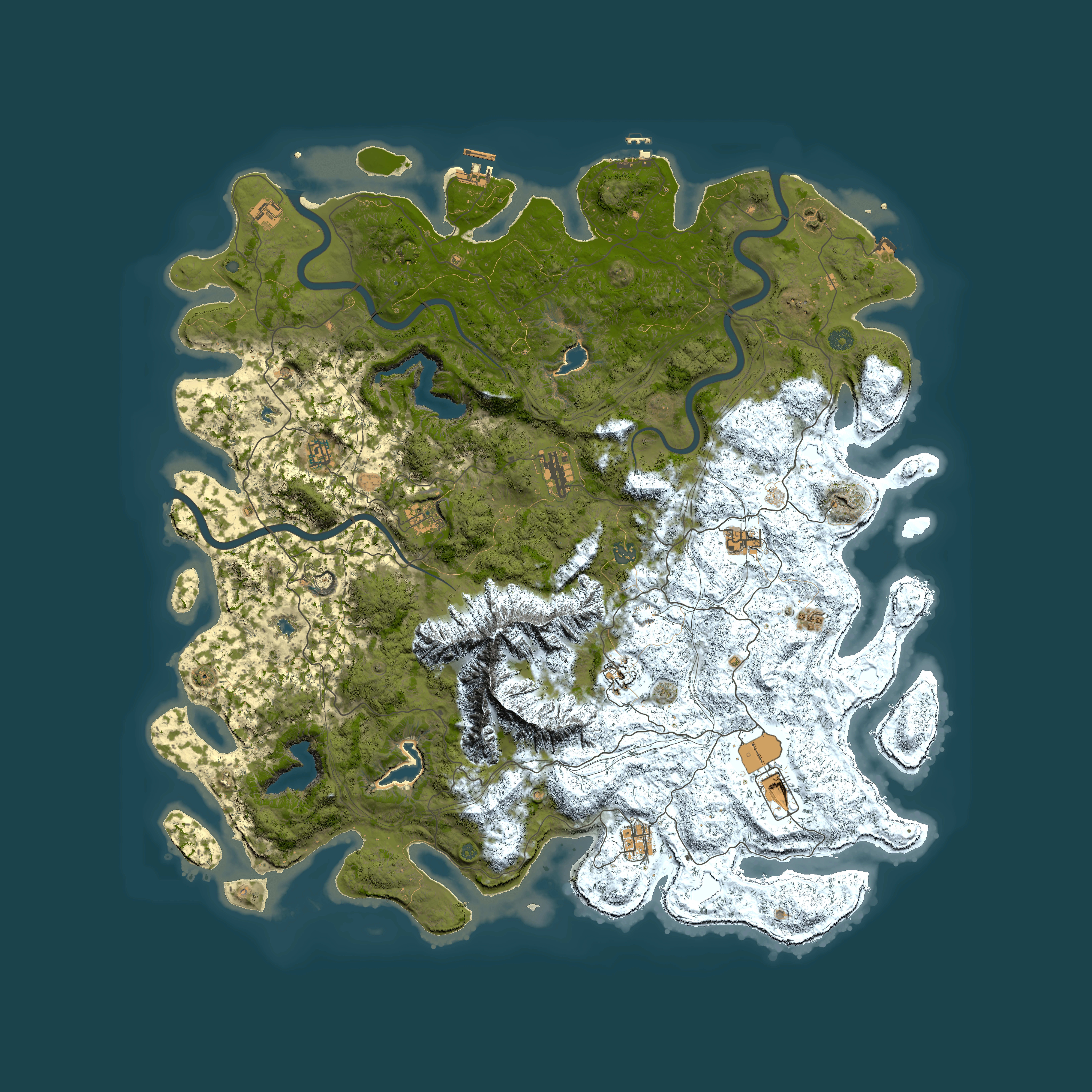 Full top-down render of Rust map seed 1987788867, 5500x5500m
