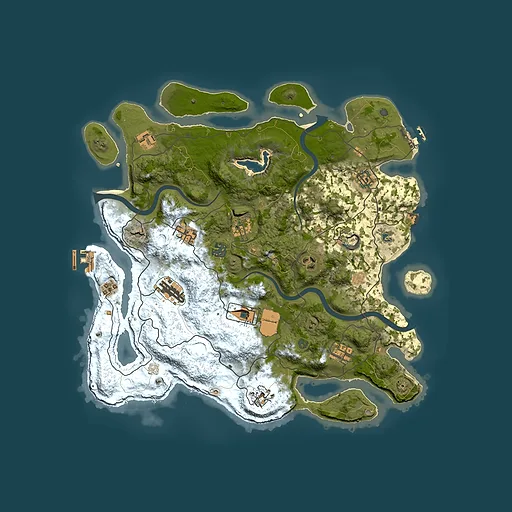 Rust map seed 1945544717, 4000x4000m top-down preview