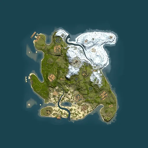 Rust map seed 1979491888, 3000x3000m top-down preview