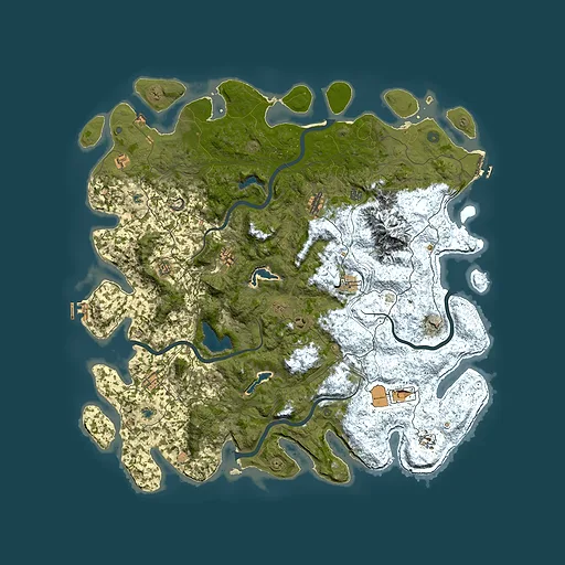 Rust map seed 2103417342, 5500x5500m top-down preview