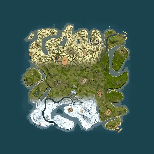 Rust map seed 1549016920, 3750x3750m top-down preview