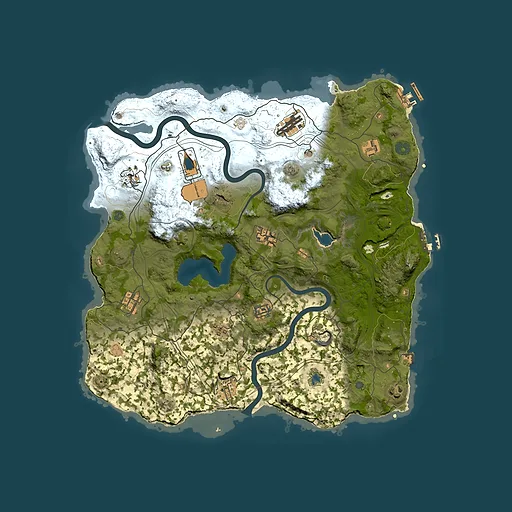 Rust map seed 1959950457, 4000x4000m top-down preview