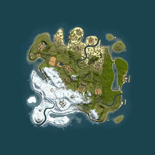 Rust map seed 1949169737, 3500x3500m top-down preview