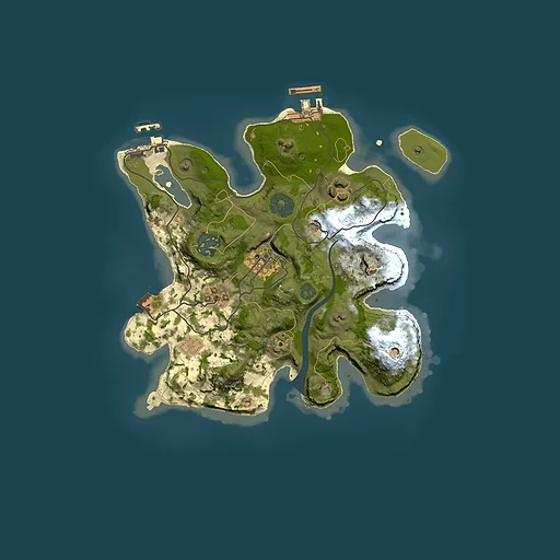 Rust map seed 1698287443, 2500x2500m top-down preview