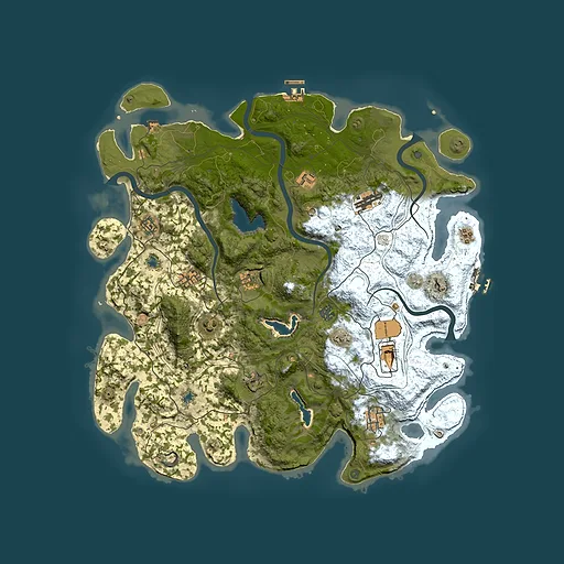 Rust map seed 1720586204, 4500x4500m top-down preview