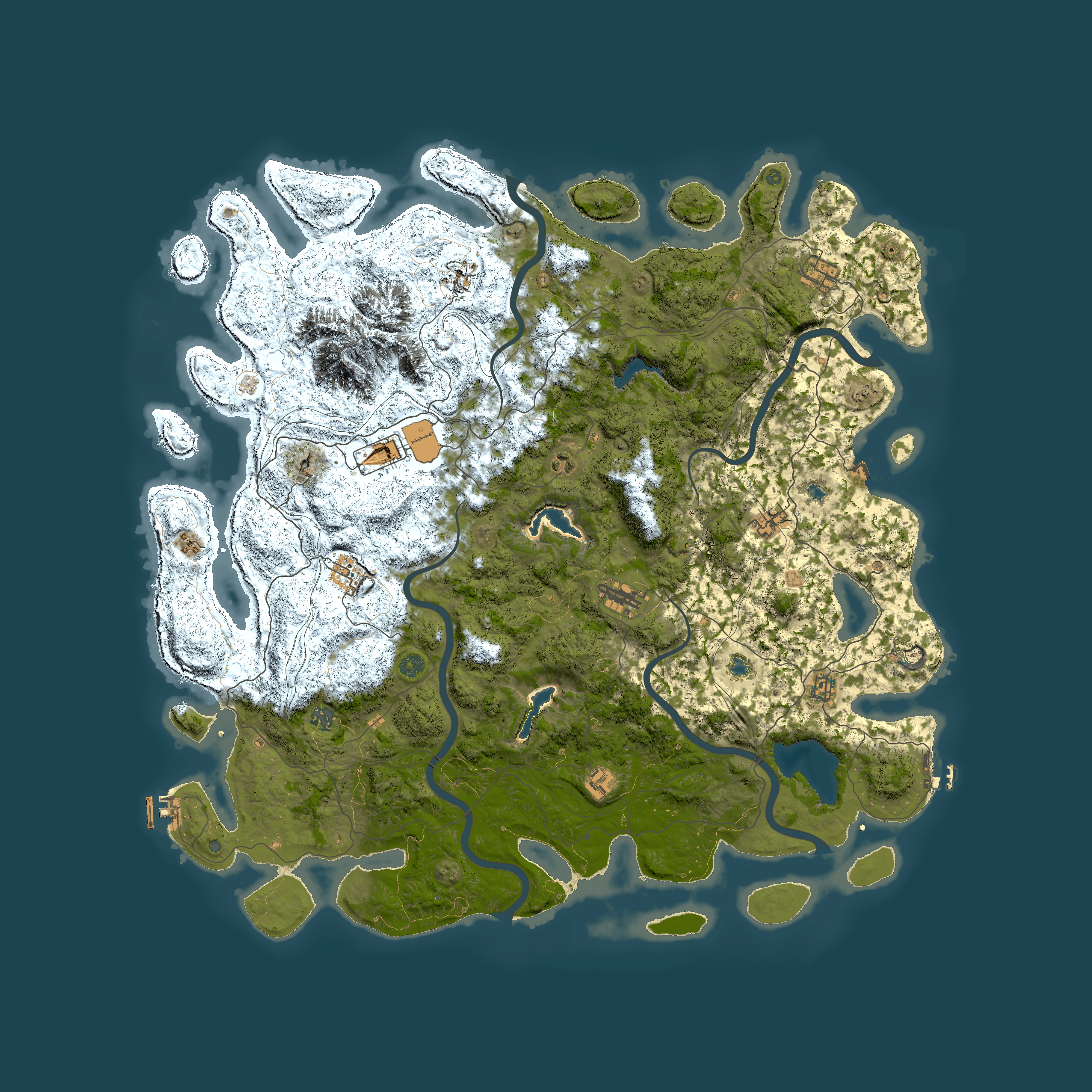 Full top-down render of Rust map seed 1048429403, 5500x5500m