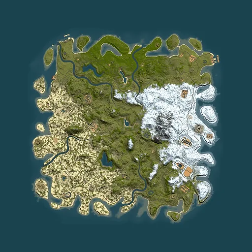 Rust map seed 1749153401, 5500x5500m top-down preview