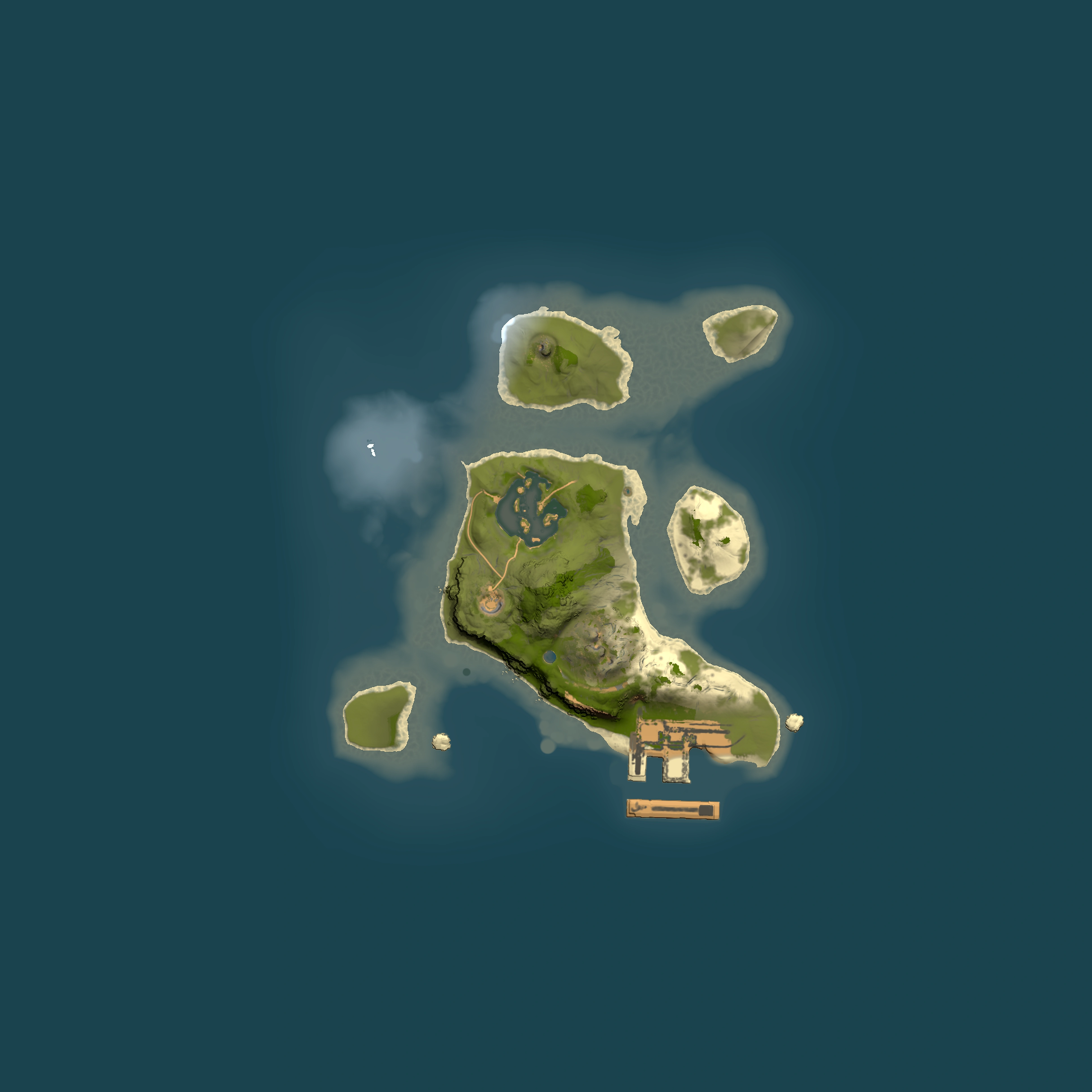 Full top-down render of Rust map seed 556819345, 1500x1500m