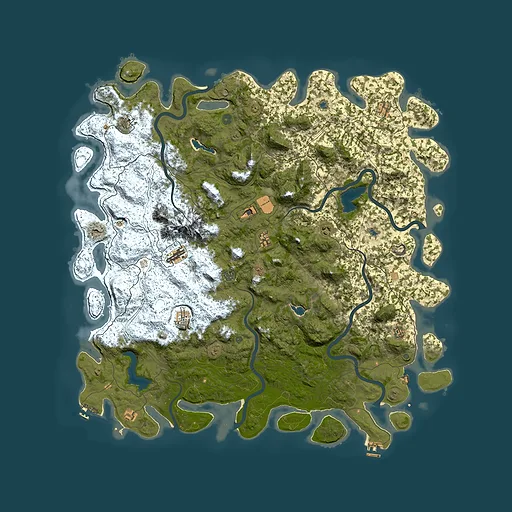 Rust map seed 1791450194, 6000x6000m top-down preview
