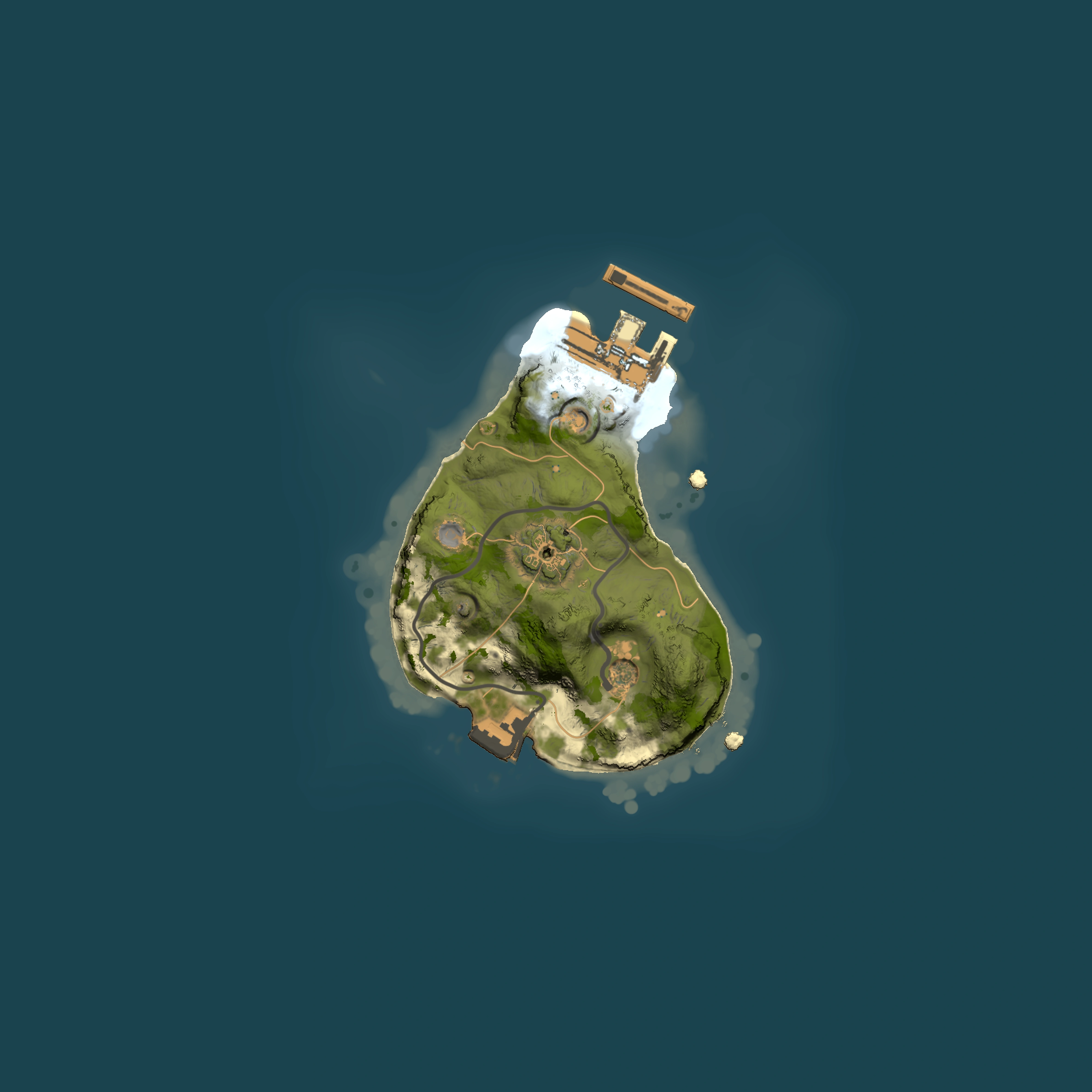 Full top-down render of Rust map seed 978583498, 1500x1500m