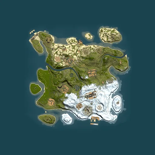 Rust map seed 1599946258, 3000x3000m top-down preview