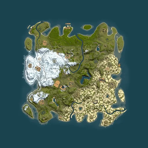 Rust map seed 84120478, 4500x4500m top-down preview