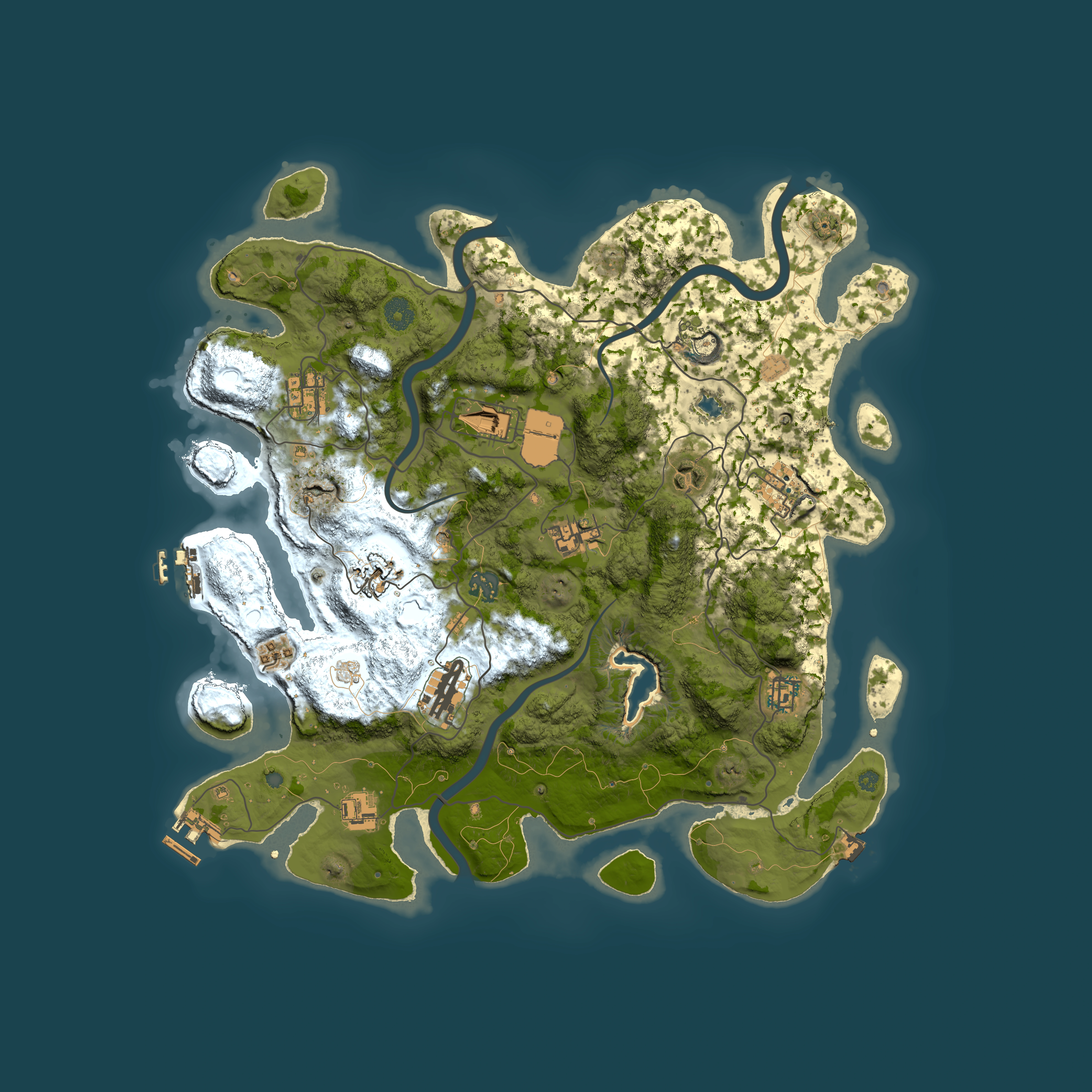 Full top-down render of Rust map seed 2115773194, 4000x4000m