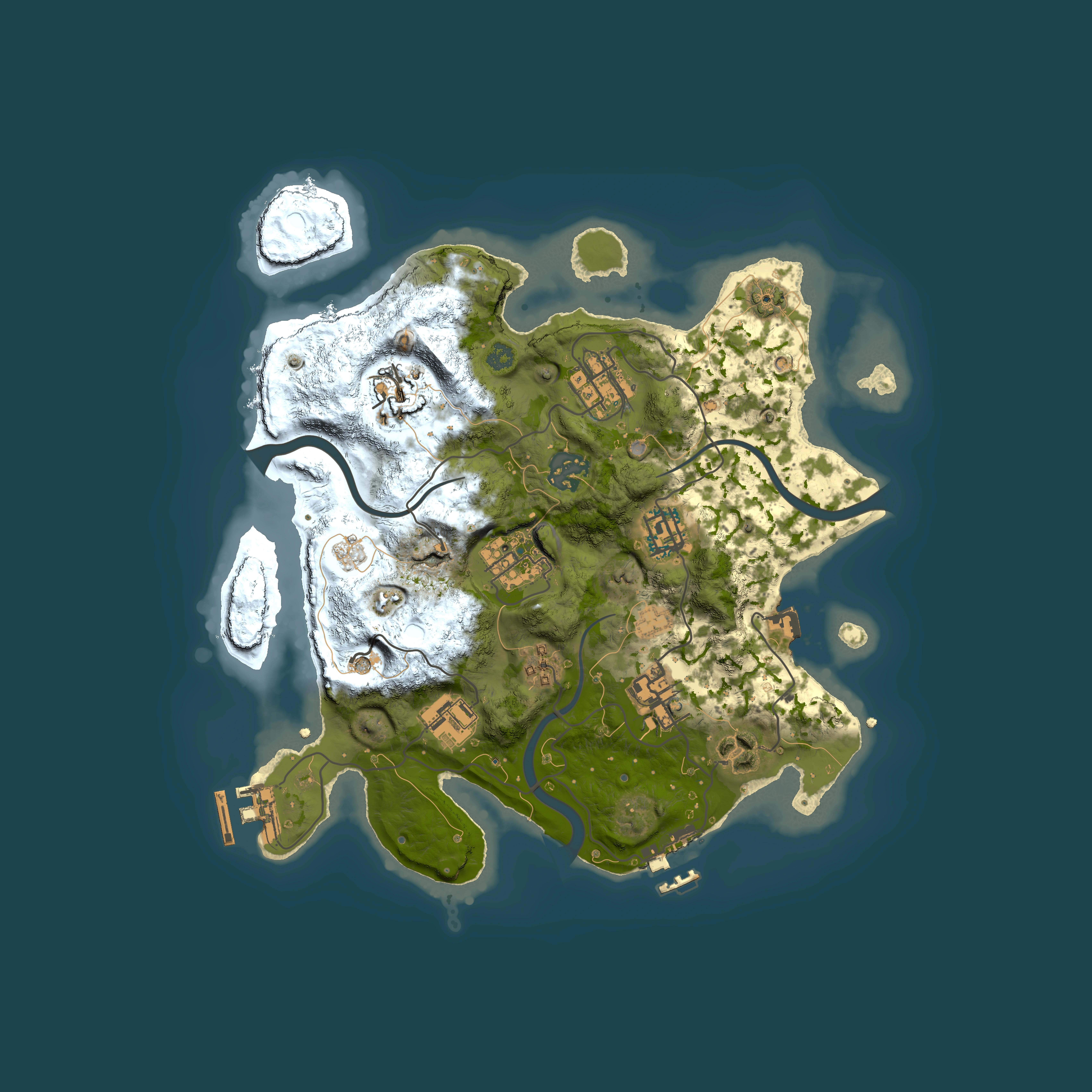 Full top-down render of Rust map seed 2089378197, 3000x3000m