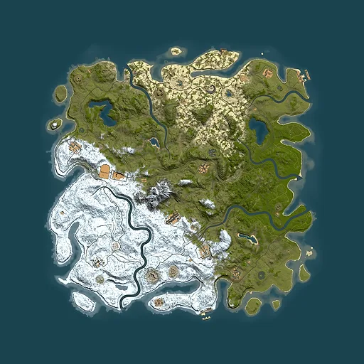 Rust map seed 1987310176, 5500x5500m top-down preview