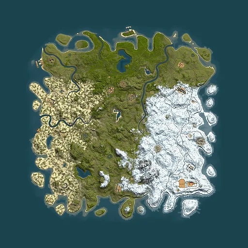 Rust map seed 1857881049, 6000x6000m top-down preview