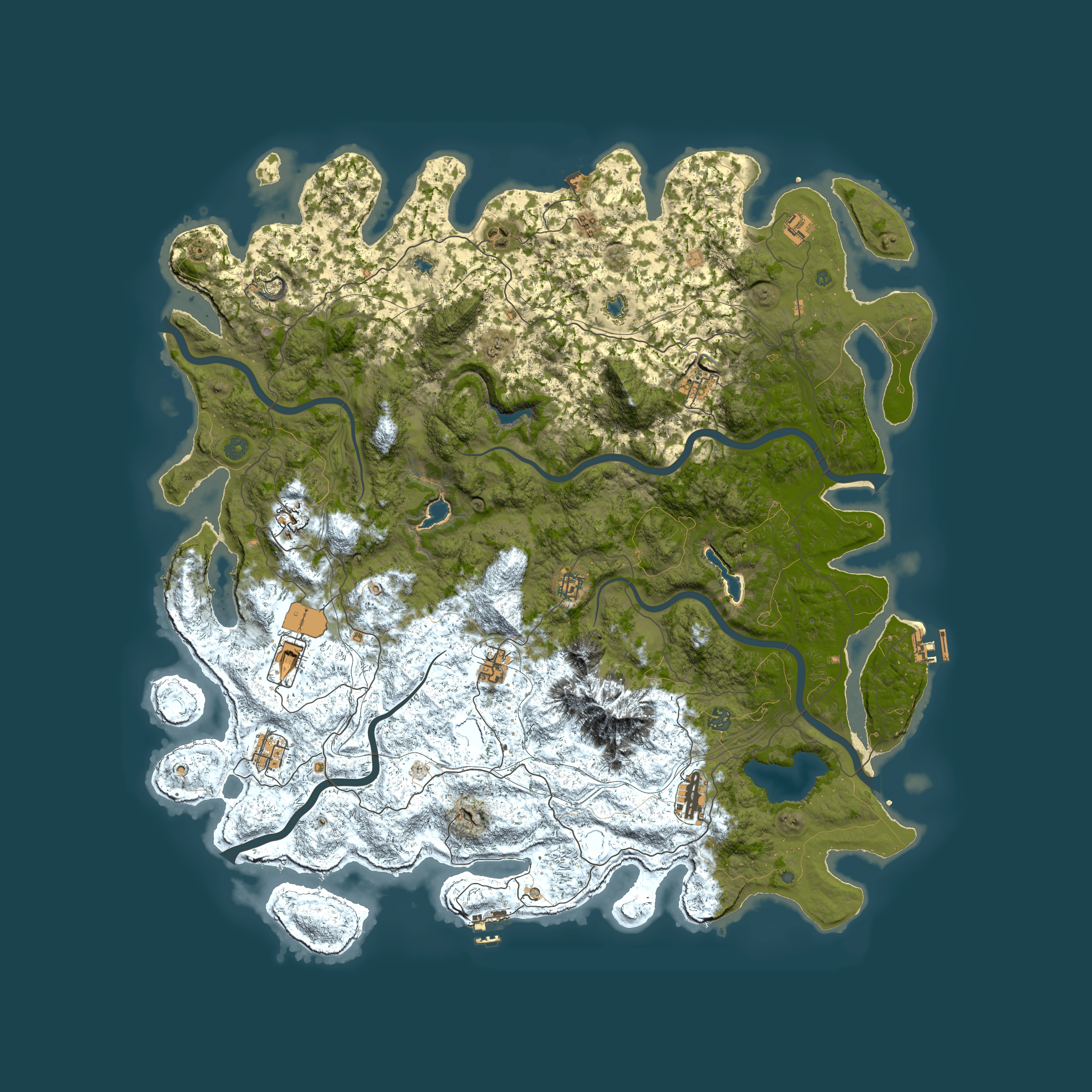 Full top-down render of Rust map seed 1733528612, 5500x5500m
