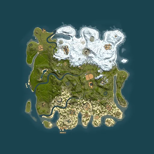 Rust map seed 411787788, 4000x4000m top-down preview