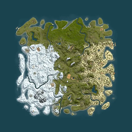 Rust map seed 1300650505, 6000x6000m top-down preview