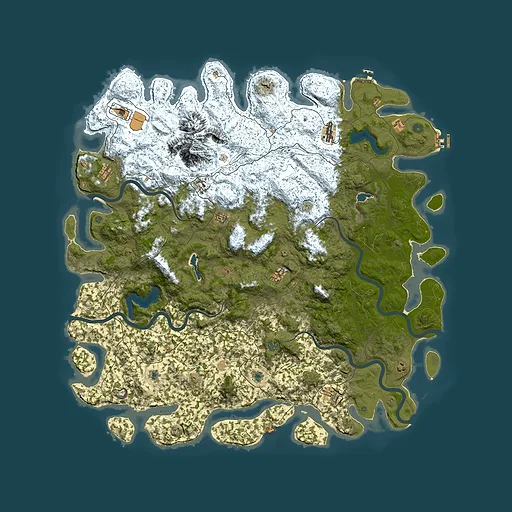 Rust map seed 512375515, 6000x6000m top-down preview