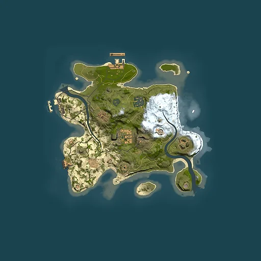 Rust map seed 225008194, 2500x2500m top-down preview