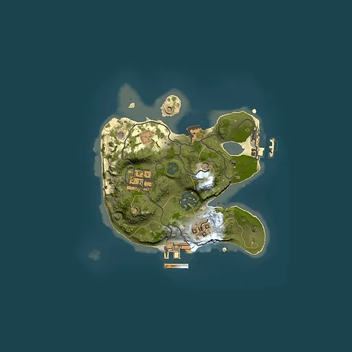 Rust map seed 1294055390, 2000x2000m top-down preview