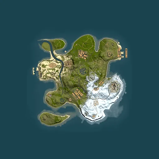 Rust map seed 659643547, 2500x2500m top-down preview