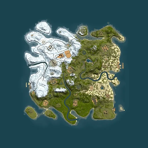 Rust map seed 1133202211, 4000x4000m top-down preview