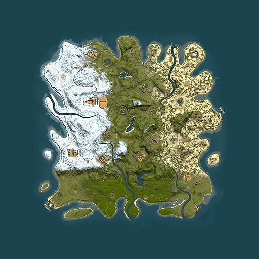 Rust map seed 1567392066, 4500x4500m top-down preview